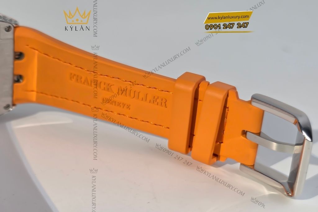 Kỳ Lân Luxury dong ho franck muller vanguard v32 orange 8 Đồng hồ Franck Muller Vanguard V32 Orange Full Diamonds