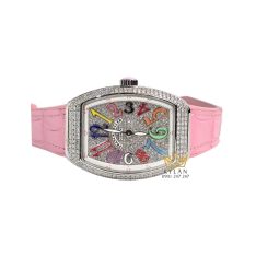 Đồng hồ Franck Muller Vanguard V32 Pink Full Diamonds