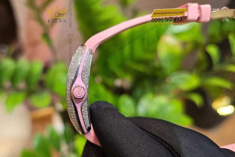 Đồng hồ Franck Muller Vanguard V32 Pink Full Diamonds