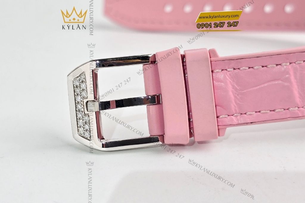Kỳ Lân Luxury dong ho franck muller vanguard v32 pink full diamonds 8 Đồng hồ Franck Muller Vanguard V32 Pink Full Diamonds