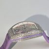 Đồng hồ Franck Muller Vanguard V32 Purple Full Diamonds Color
