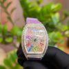 Đồng hồ Franck Muller Vanguard V32 Purple Full Diamonds Color
