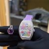 Đồng hồ Franck Muller Vanguard V32 Purple Full Diamonds Color