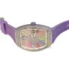 Đồng hồ Franck Muller Vanguard V32 Purple Full Diamonds Color