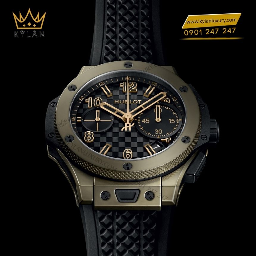 Kỳ Lân Luxury dong ho hublot big bang 20th anniverary full magic gold 43 3 Đồng hồ Hublot Big Bang 20th anniversary full magic gold 43mm