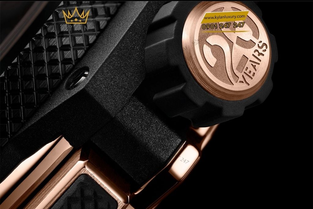 Kỳ Lân Luxury dong ho hublot big bang 20th anniversary king gold ceramic 43mm 5 Đồng hồ Hublot Big Bang 20th Anniversary King Gold Ceramic 43mm