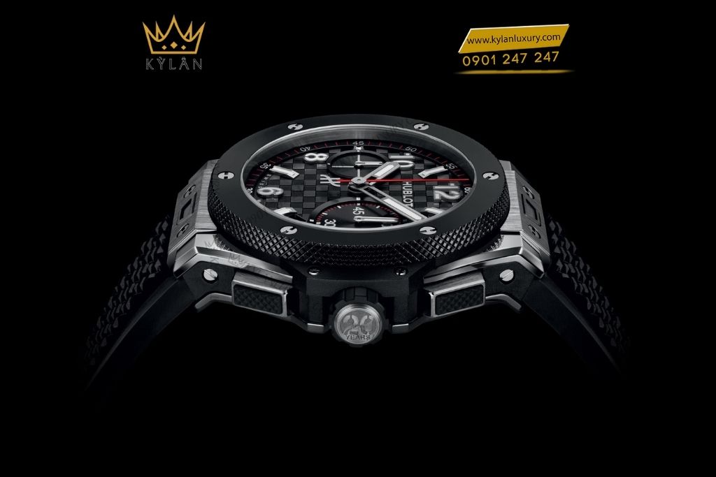 Kỳ Lân Luxury dong ho hublot big bang 20th anniversary titanium ceramic 43mm 3 Đồng hồ Hublot Big Bang 20th Anniversary Titanium Ceramic 43mm