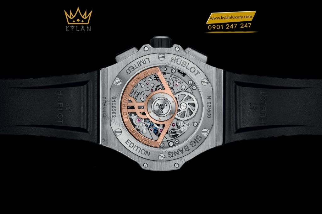 Kỳ Lân Luxury dong ho hublot big bang 20th anniversary titanium ceramic 43mm 4 Đồng hồ Hublot Big Bang 20th Anniversary Titanium Ceramic 43mm