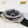 Đồng hồ Hublot Classic Fusion Titanium Pavé 33mm vành kim cương