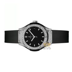 Đồng hồ Hublot Classic Fusion Titanium Pavé 33mm vành kim cương