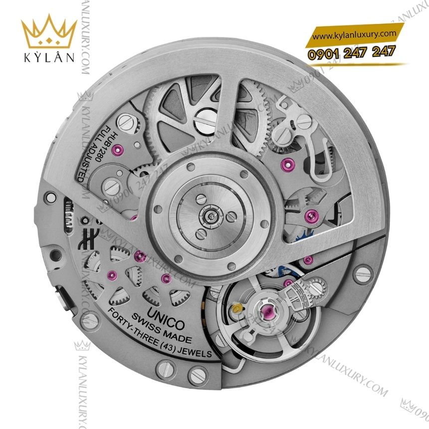 Kỳ Lân Luxury dong ho hublot square bang unico all black diamonds 42 5 Đồng hồ Hublot Square Bang Unico All Black Diamonds 42 mm 821.CI.0170.RX