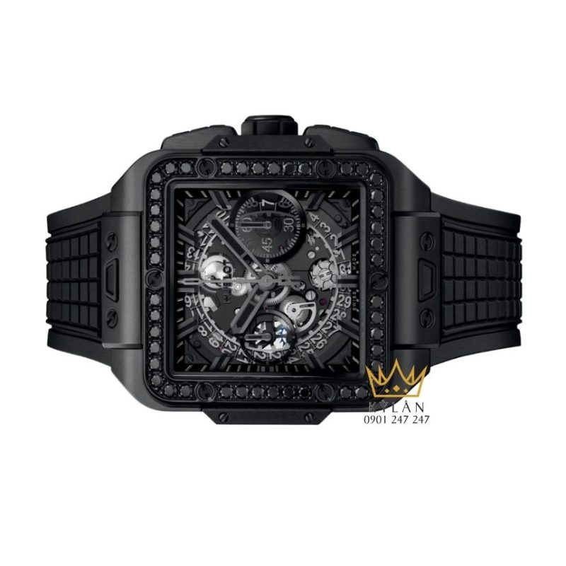 Đồng hồ Hublot Square Bang Unico All Black Diamonds 42 mm 821.CI.0170.RX