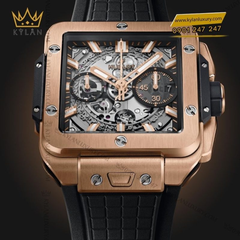 Đồng hồ Hublot Square Bang Unico King Gold 42mm 821.OX.0180.RX