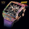 Đồng hồ Hublot Square Bang Unico King Gold Rainbow 42mm 821.OX.0118.LR.0999