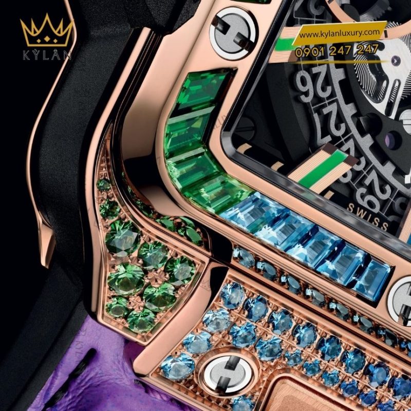 Đồng hồ Hublot Square Bang Unico King Gold Rainbow 42mm 821.OX.0118.LR.0999