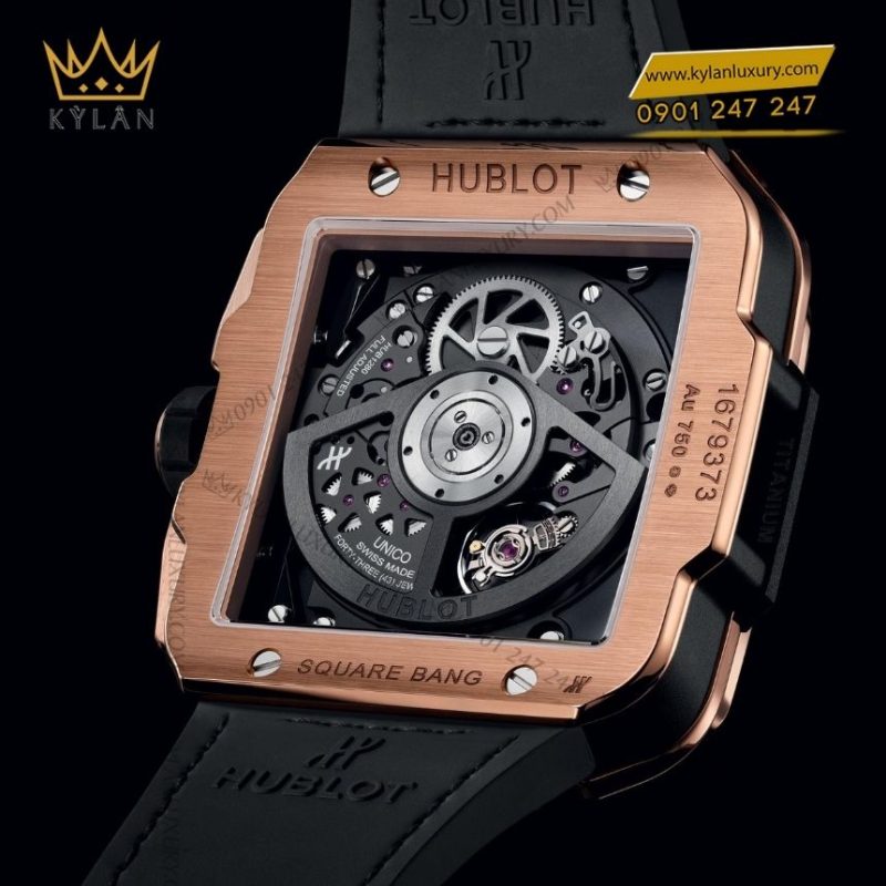 Đồng hồ Hublot Square Bang Unico King Gold Rainbow 42mm 821.OX.0118.LR.0999