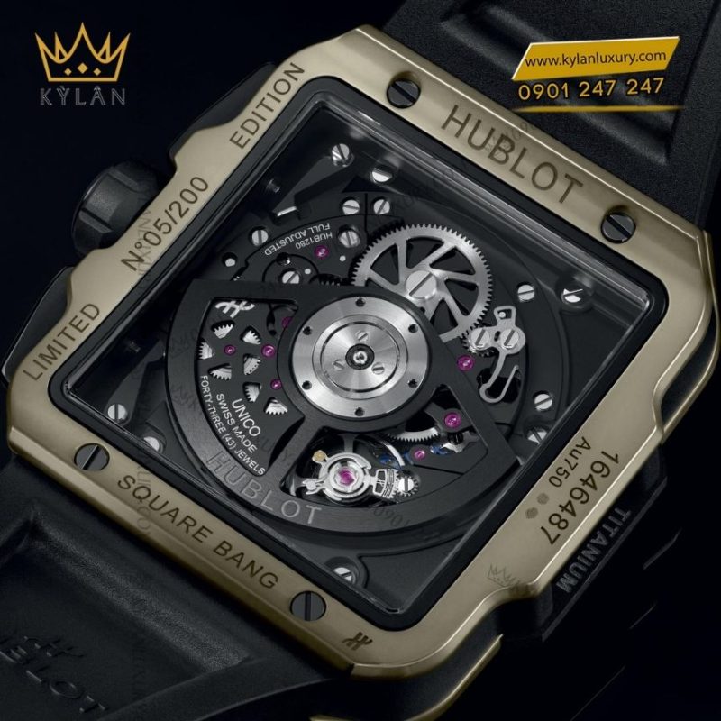 Đồng hồ Hublot Square Bang Unico Magic Gold 42mm 821.MX.0130.RX