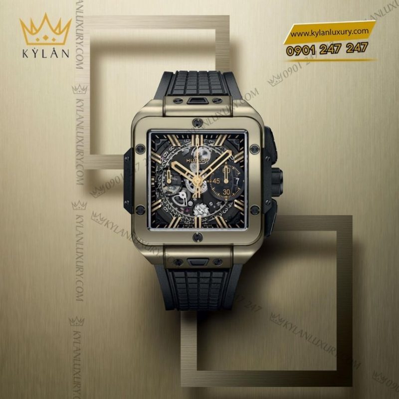 Đồng hồ Hublot Square Bang Unico Magic Gold 42mm 821.MX.0130.RX