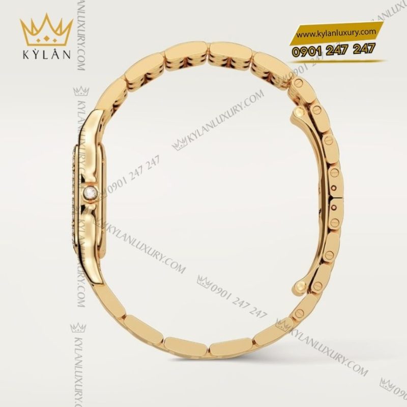 Đồng hồ Panthère de Cartier vàng vàng đính kim cương CRWJPN0066