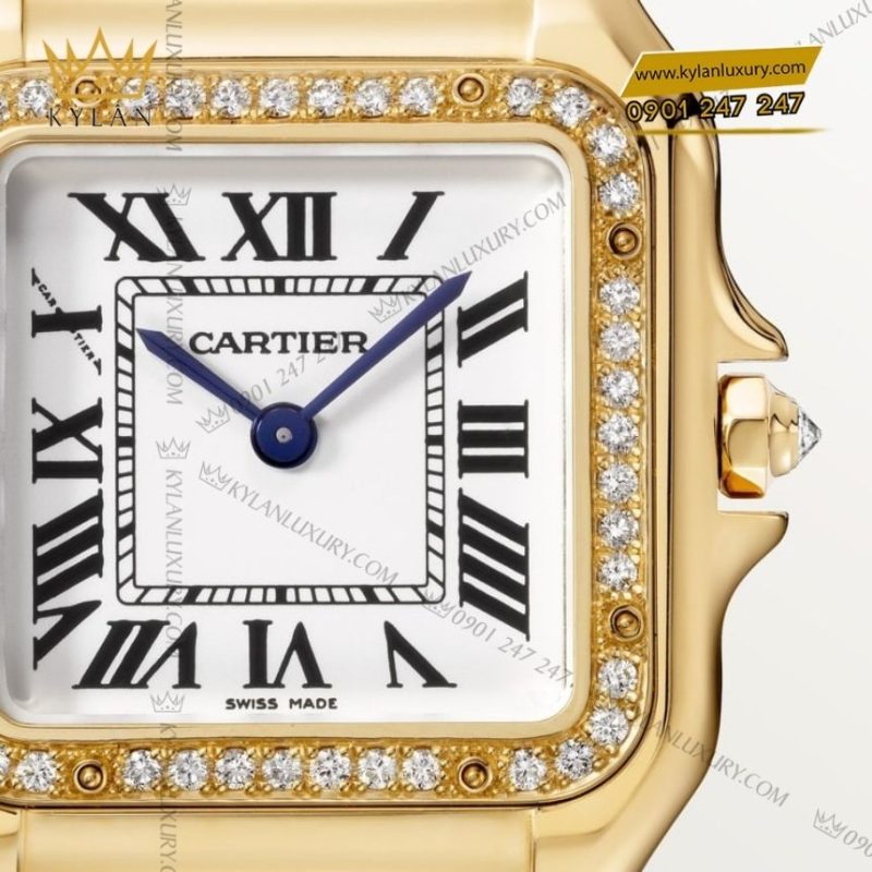 Đồng hồ Panthère de Cartier vàng vàng đính kim cương CRWJPN0066