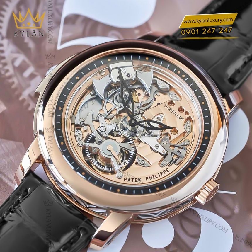 Kỳ Lân Luxury dong ho patek philippe 5303r 001 8 Đồng hồ Patek Philippe vàng hồng 18K 5303R-001