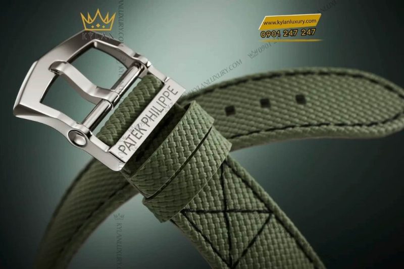Đồng hồ Patek Philippe Calatrava Pilot Travel Time mặt số be sơn mài 5524G-010