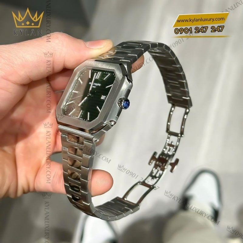 Đồng hồ Patek Philippe Cubitus mặt số xanh olive 5821-1A-001