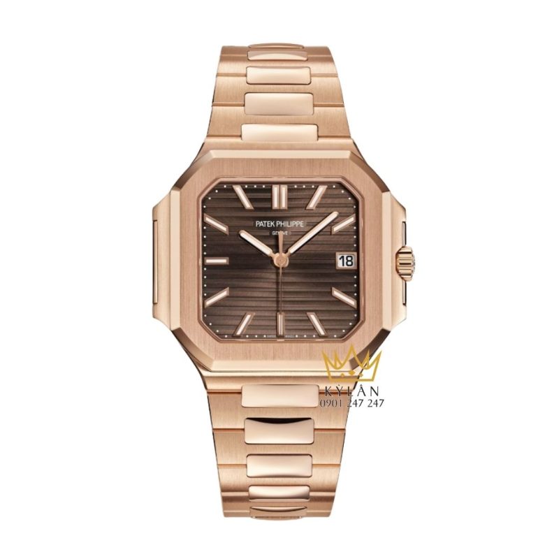 Đồng hồ Patek Philippe Cubitus 7128/1R-001 vàng hồng mặt số nâu