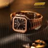 Đồng hồ Patek Philippe Cubitus 7128/1R-001 vàng hồng mặt số nâu
