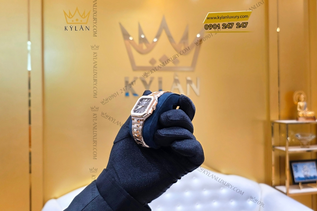 Kỳ Lân Luxury dong ho patek philippe cubitus 7128 1r 001 vang hong 2 2 Đồng hồ Patek Philippe Cubitus 7128/1R-001 vàng hồng mặt số nâu
