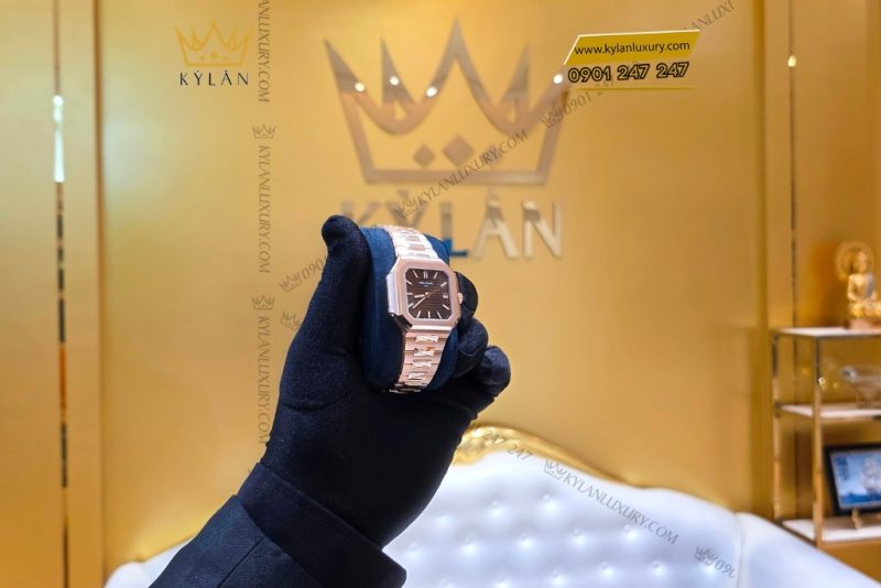 Đồng hồ Patek Philippe Cubitus 7128/1R-001 vàng hồng mặt số nâu