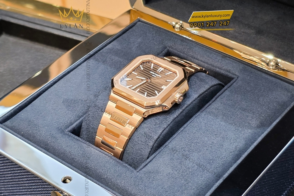 Kỳ Lân Luxury dong ho patek philippe cubitus 7128 1r 001 vang hong 6 2 Đồng hồ Patek Philippe Cubitus 7128/1R-001 vàng hồng mặt số nâu