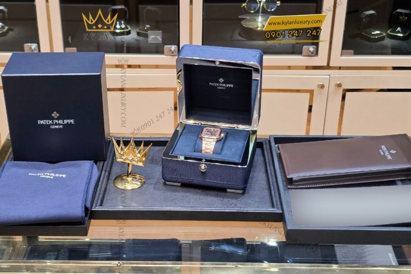 Đồng hồ Patek Philippe Cubitus 7128/1R-001 vàng hồng mặt số nâu