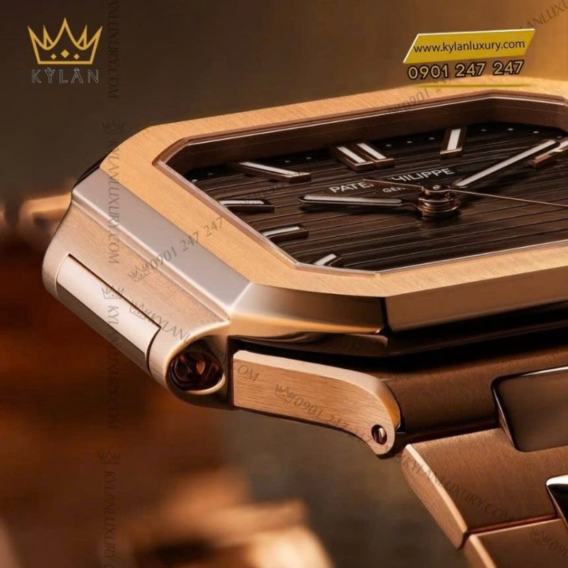 Đồng hồ Patek Philippe Cubitus 7128/1R-001 vàng hồng mặt số nâu