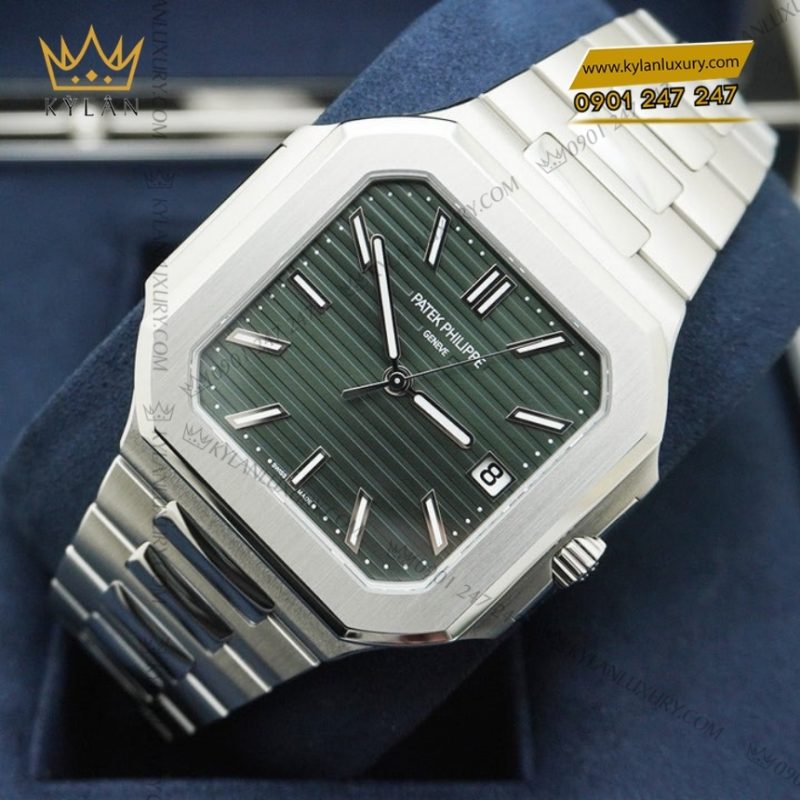 Đồng hồ Patek Philippe Cubitus mặt số xanh olive 5821-1A-001