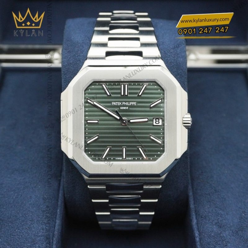 Đồng hồ Patek Philippe Cubitus mặt số xanh olive 5821-1A-001