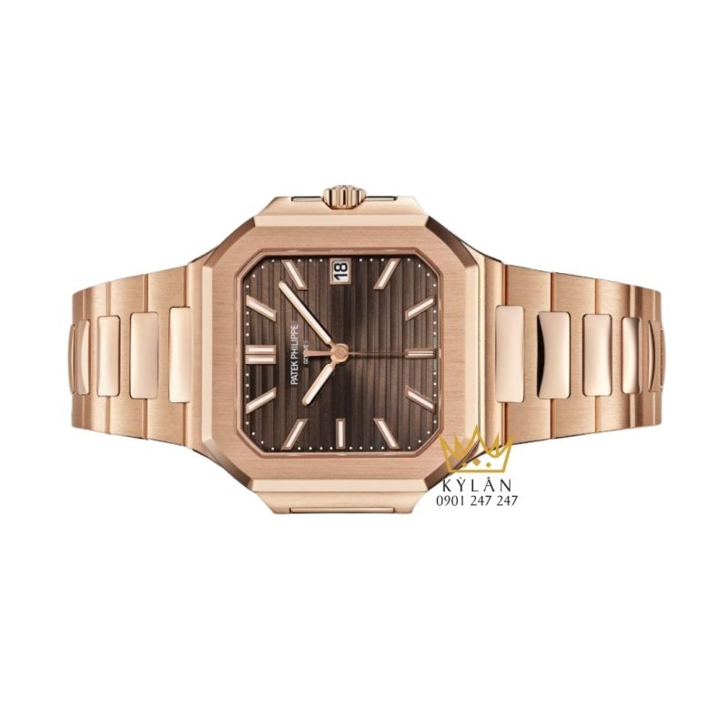 Đồng hồ Patek Philippe Cubitus 7128/1R-001 vàng hồng mặt số nâu
