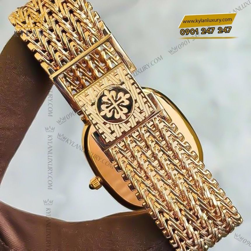 Kỳ Lân Luxury dong ho patek philippe golden ellipse 5738 1r 001 2 Đồng hồ Patek Philippe Golden Ellipse mặt số đen 5738-1R-001