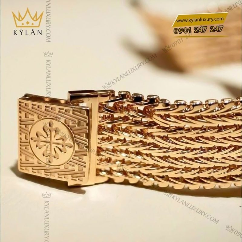 Đồng hồ Patek Philippe Golden Ellipse mặt số đen 5738-1R-001