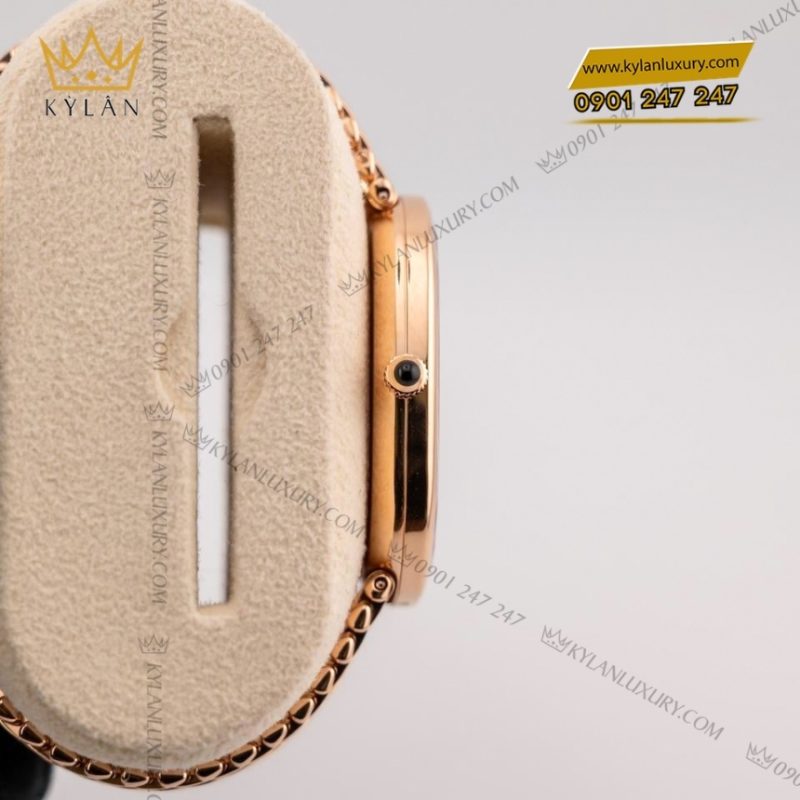 Đồng hồ Patek Philippe Golden Ellipse vàng khối mặt số đen 5738-1R-001