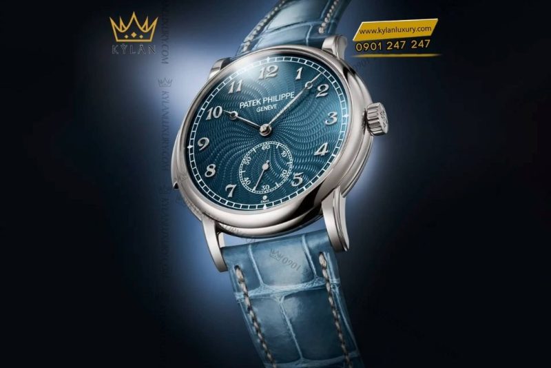 Đồng hồ Patek Philippe Grand Complications mặt xanh vân xoáy 5178G-012
