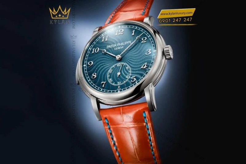 Đồng hồ Patek Philippe Grand Complications mặt xanh vân xoáy 5178G-012
