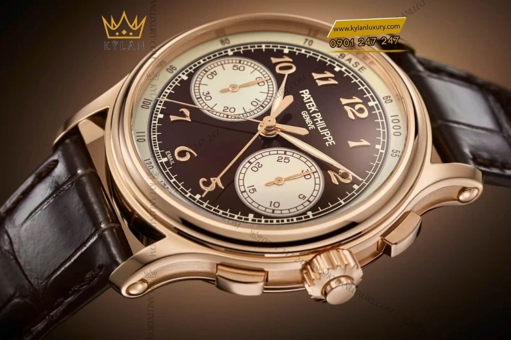 Kỳ Lân Luxury dong ho patek philippe grand complications 5370r 001 3 Đồng hồ Patek Philippe Grand Complications 5370R-001 vàng hồng mặt số men đen