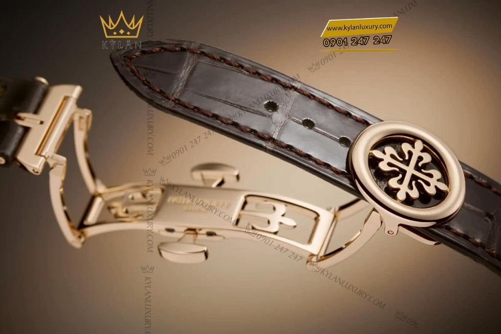 Kỳ Lân Luxury dong ho patek philippe grand complications 5370r 001 Đồng hồ Patek Philippe Grand Complications 5370R-001 vàng hồng mặt số men đen