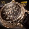 Đồng hồ Patek Philippe Grand Complications 6002R-001 Sky Moon Tourbillon vàng hồng tráng men