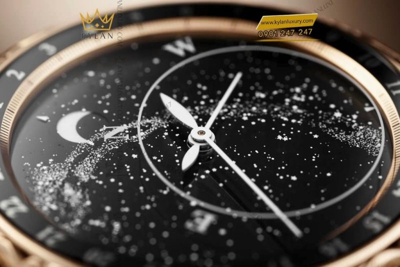 Đồng hồ Patek Philippe Grand Complications 6002R-001 Sky Moon Tourbillon vàng hồng tráng men