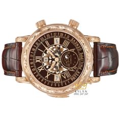 Đồng hồ Patek Philippe Grand Complications 6002R-001 Sky Moon Tourbillon vàng hồng tráng men