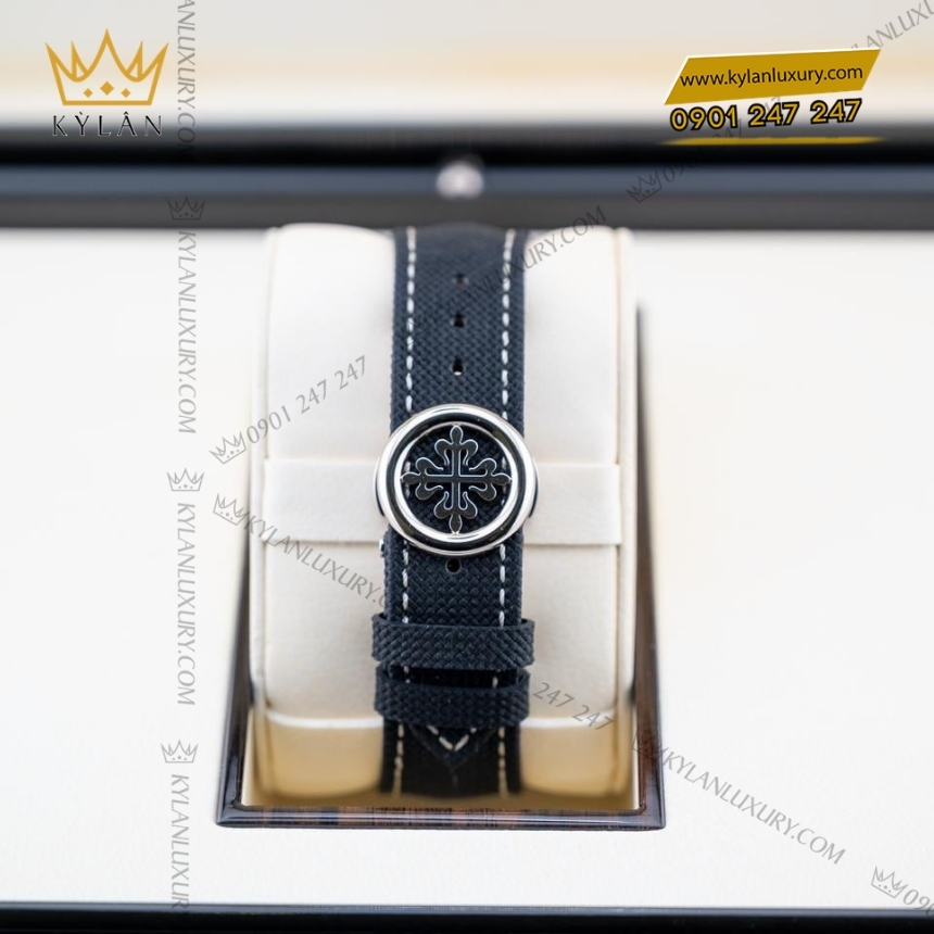 Kỳ Lân Luxury dong ho patek philippe grand complications 6159g 001 vang trang 6 Đồng hồ Patek Philippe Grand Complications mặt số sapphire 6159G-001