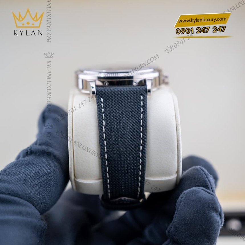 Kỳ Lân Luxury dong ho patek philippe grand complications 6159g 001 vang trang 8 Đồng hồ Patek Philippe Grand Complications mặt số sapphire 6159G-001