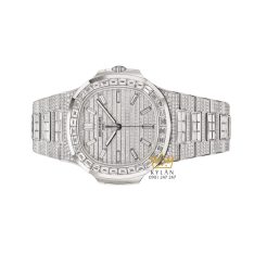 Đồng hồ Patek Philippe Nautilus đính full kim cương 5811/1460G-001